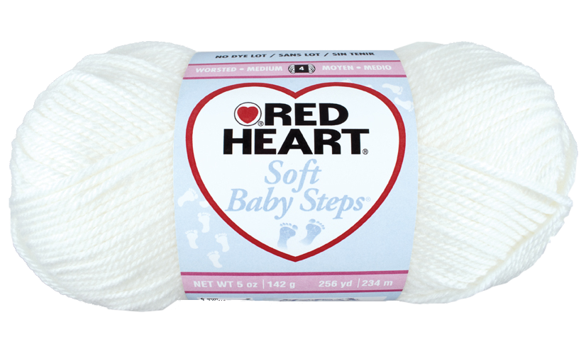 Red Heart Soft Baby Steps - 1 - fehér