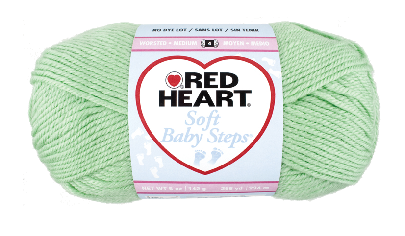 Red Heart Soft Baby Steps - 5 - világos zöld