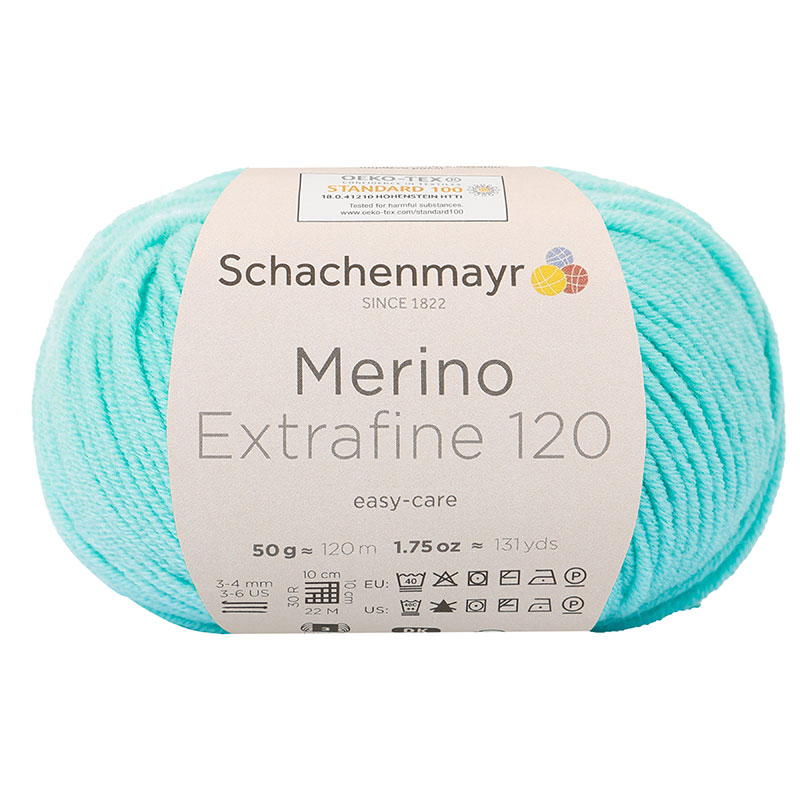 Schachenmayr Merino Extrafine 120 gyapjú fonal - 167 - Menta
