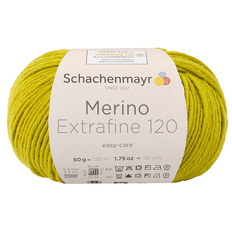 Schachenmayr Merino Extrafine 120 gyapjú fonal - 174 - Ánizs